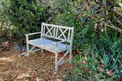 Bench in the shade